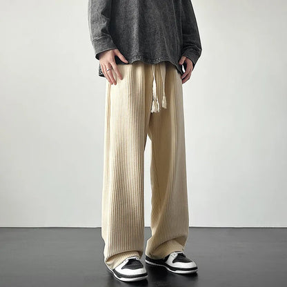 Relaxed Fit Fleece Lounge Pants Scandinavian Style