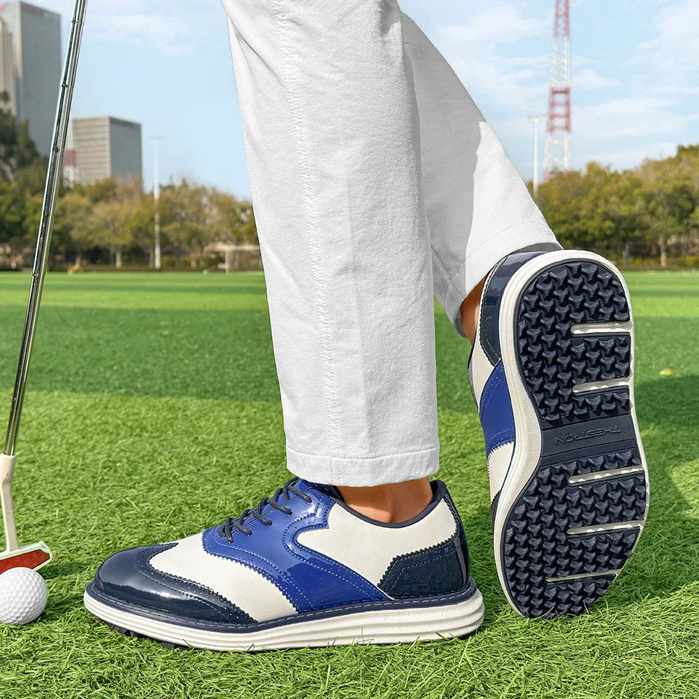 Men's Golf Shoe Leather Strathmore Heritage