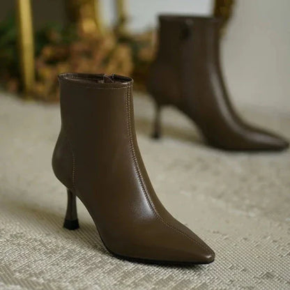 Stylish Low Heel Ankle Boots