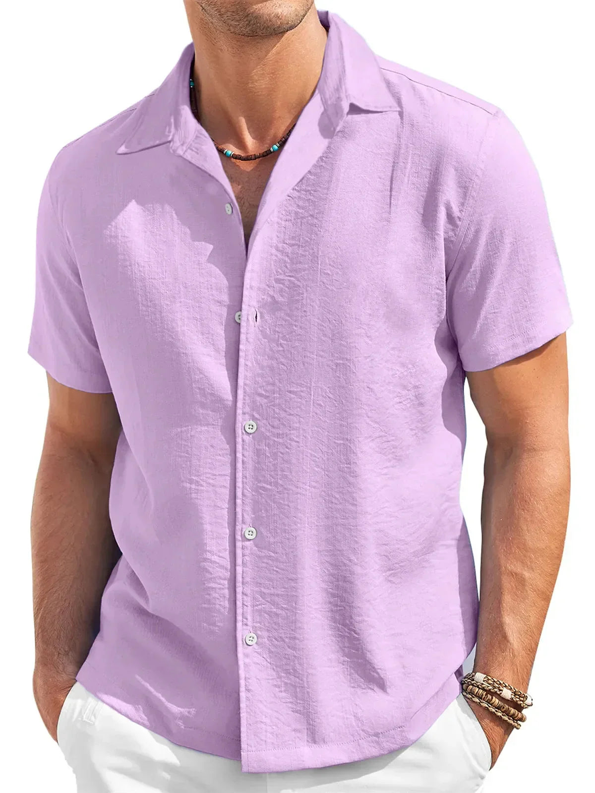 Men's Half Sleeve Cotton Shirt