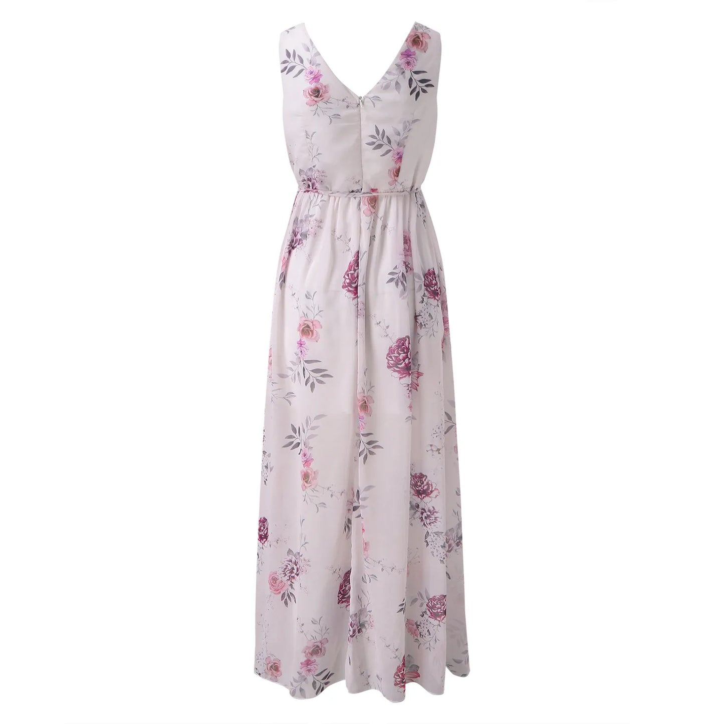 Elegant Women's Slit Maxi Dress