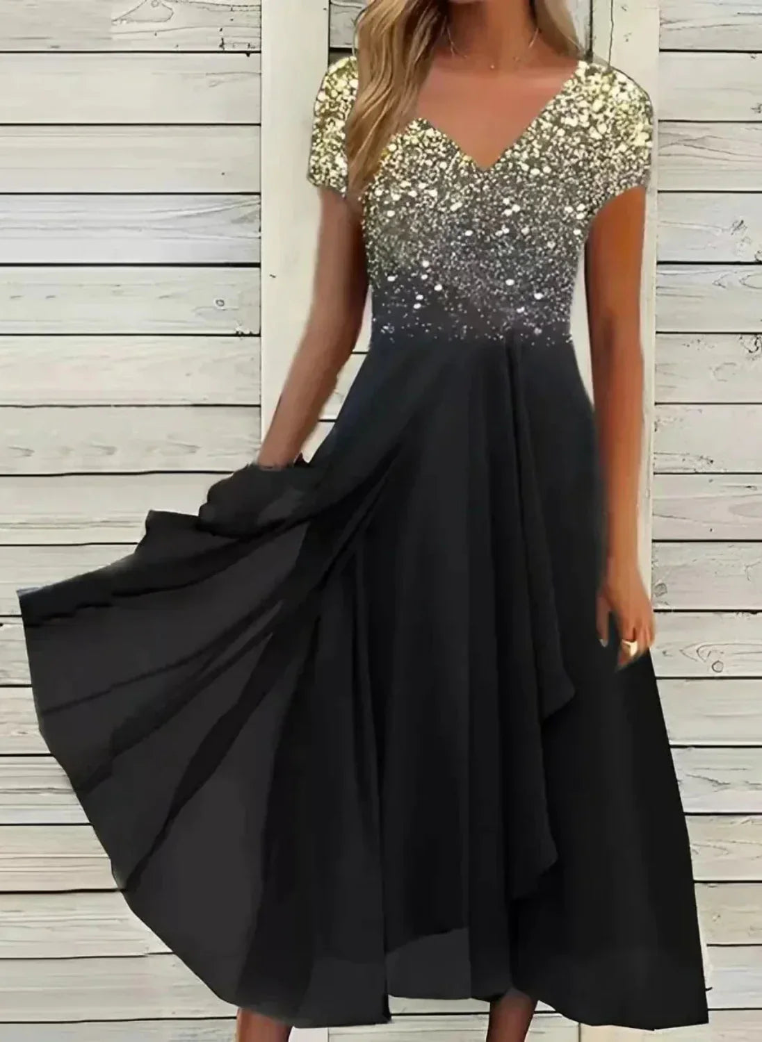 Women's Elegant Dress Glamorous Versatile
