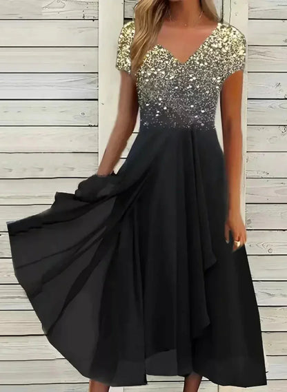 Women's Elegant Dress Glamorous Versatile