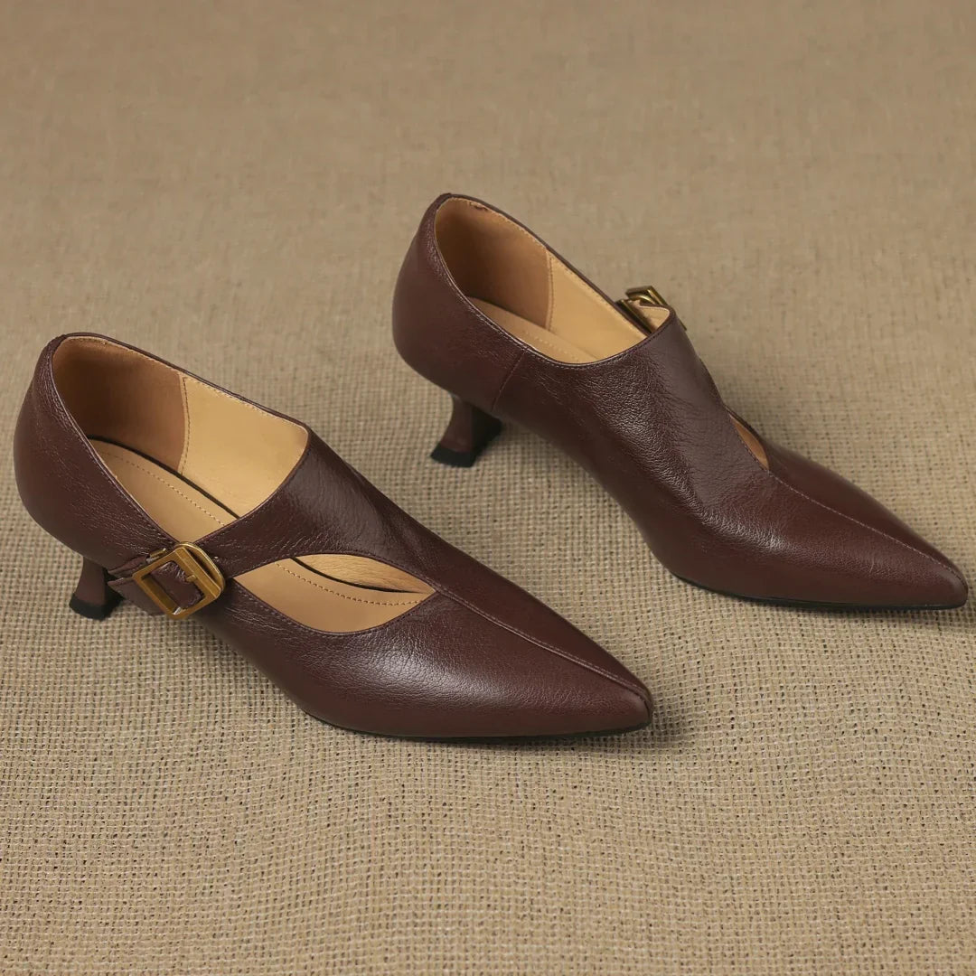 Women's Leather Dress Pumps