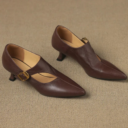 Women's Leather Dress Pumps