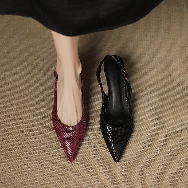 Elegant Black Heel Shoes