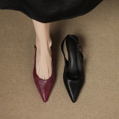 Elegant Black Heel Shoes