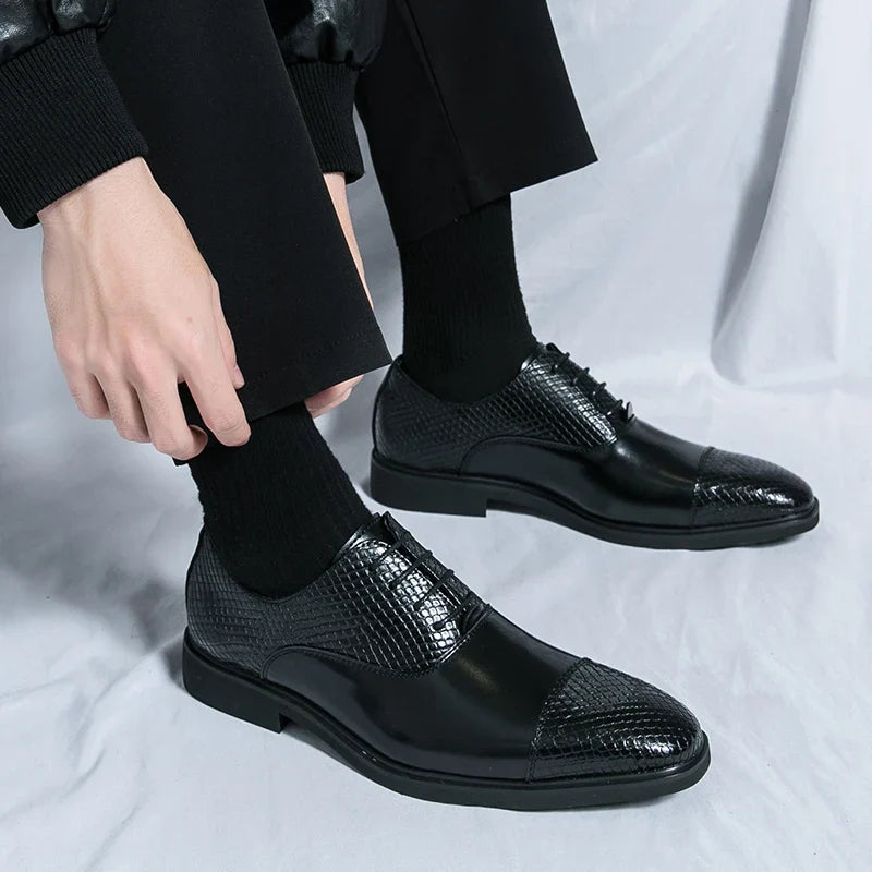 Authentic Luxury Leather Brogue Shoes
