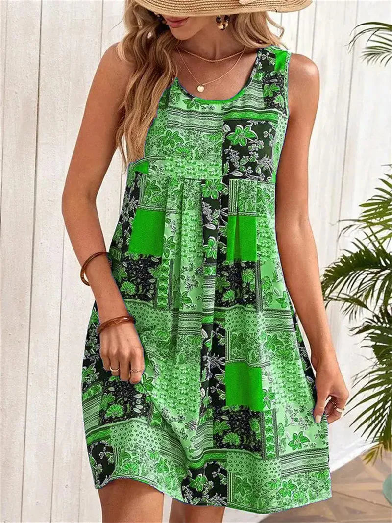 Women's Strapless Fit Flare Dress