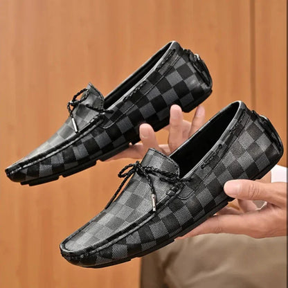 Classic Real Leather Slip On Shoes