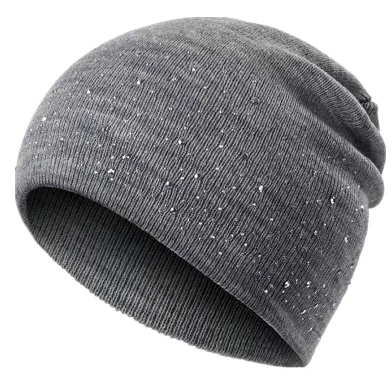Women's Rhinestone Beanie