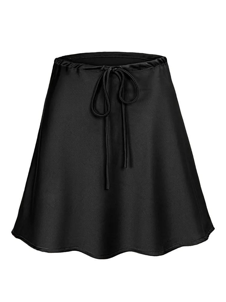 Women's Satin Mini Skirt