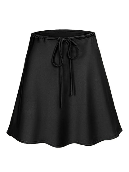 Women's Satin Mini Skirt