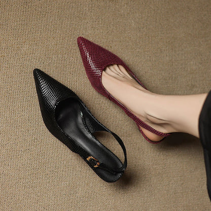 Elegant Black Heel Shoes