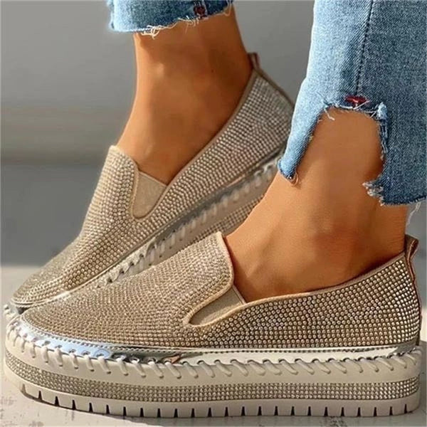 Slip On Shoes Leather Comfortable