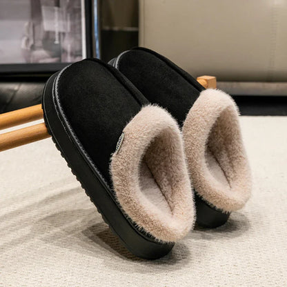Women's Plush Slippers Warm Lining Non-Slip Sole