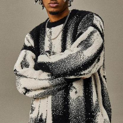 Warm Crew Neck Pullover Sweater