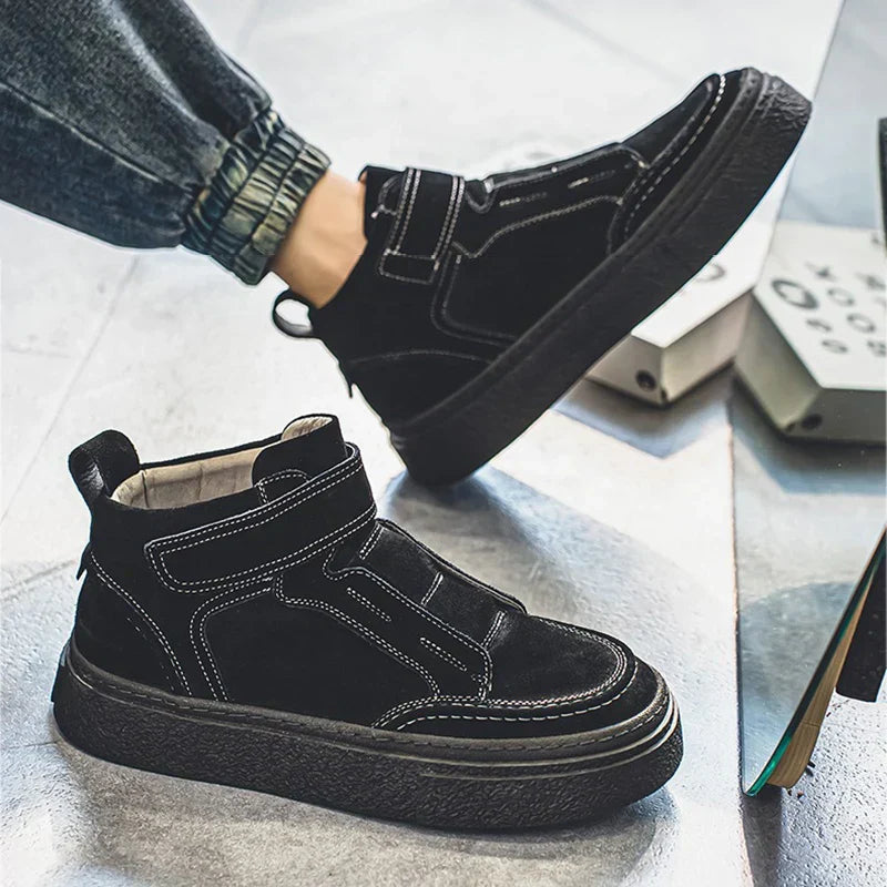 Brunello Men's Suede Leather Sneakers