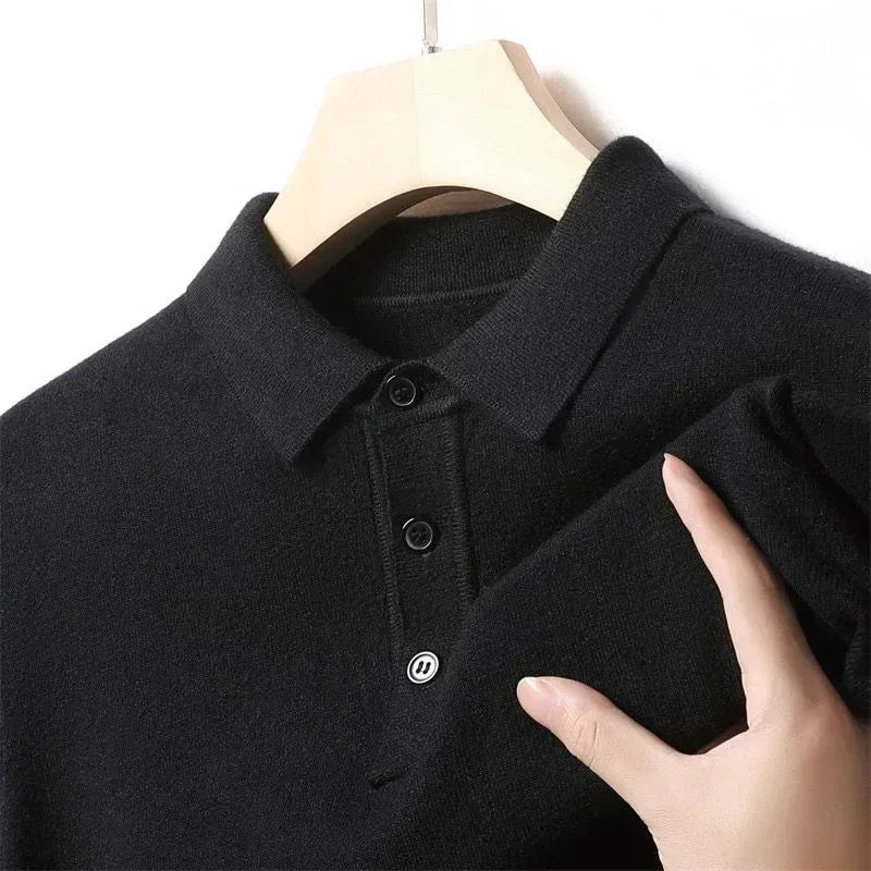 Trevaldo Men's Knit Polo Shirt