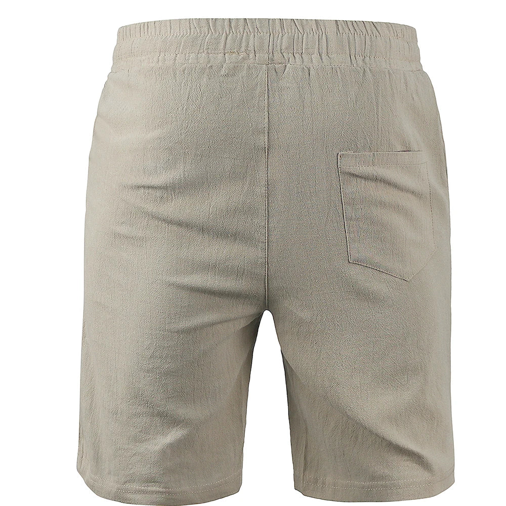 Casual Elastic Waist Daily Shorts