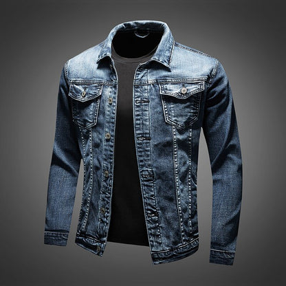Urban Edge Men's Biker Jeans Denim Blue - VibreMode