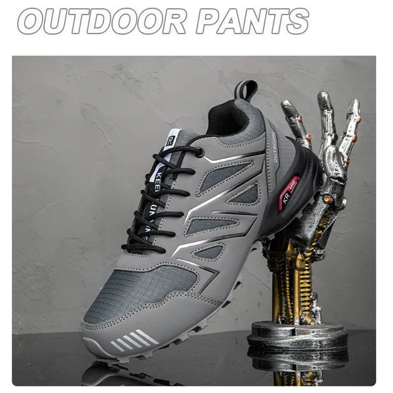 Waterproof Men's Hiking Boots Non-Slip Outdoor Trail Shoes