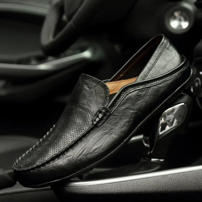 Comfortable Mens Leather Slip On Shoes