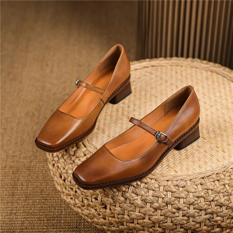 Authentic Leather Walking Shoes