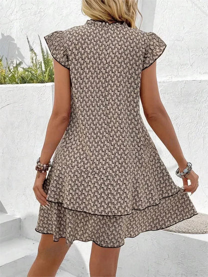 Layered Frill Short Party Dress