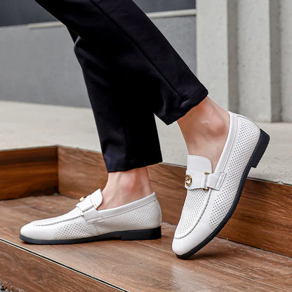 Italian Leather Men's Loafers