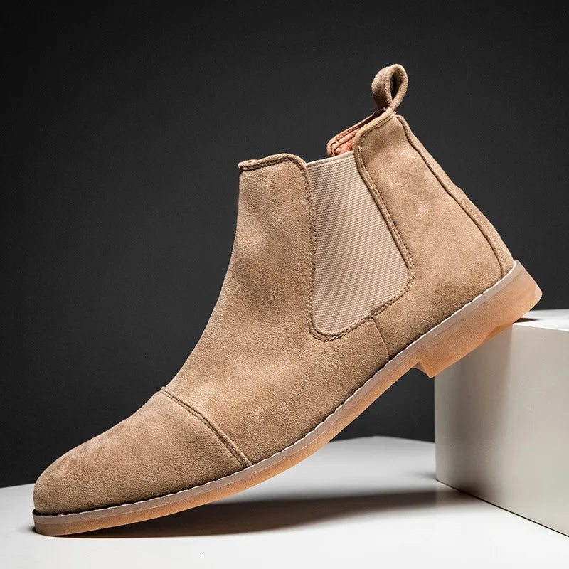 Luxury Suede Ankle Boots - VibreMode