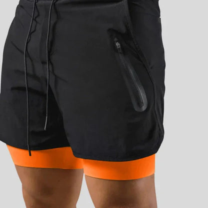 Men's 2-In-1 Sports Pants Versatile Performance