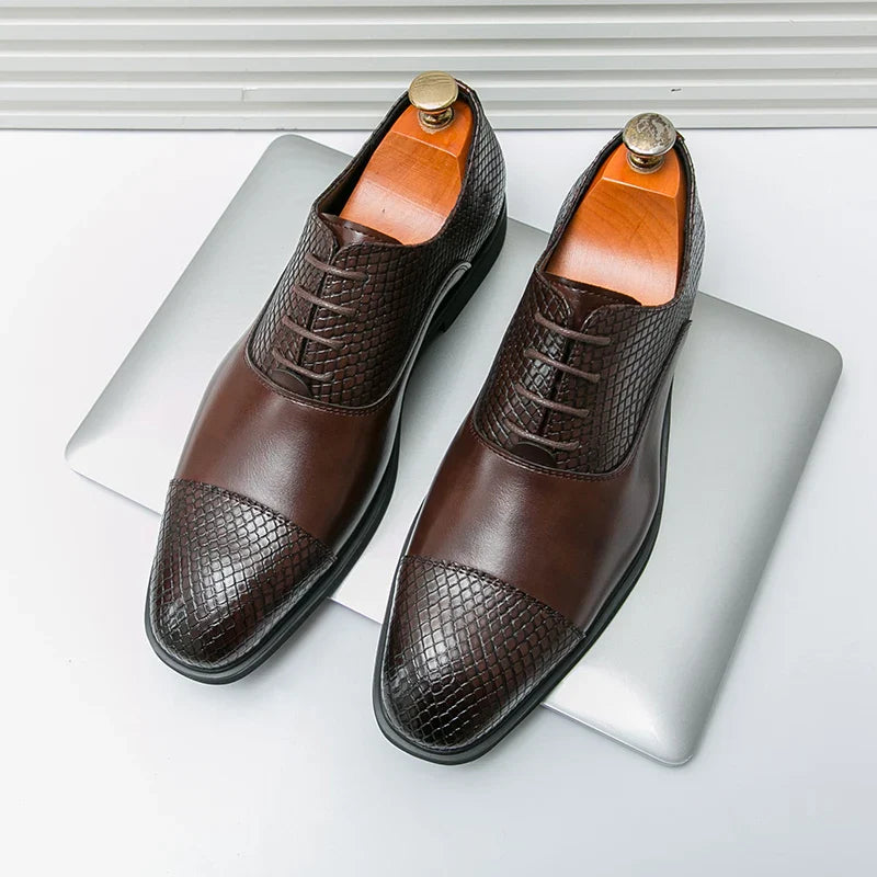 Authentic Luxury Leather Brogue Shoes