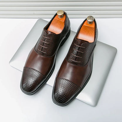 Authentic Luxury Leather Brogue Shoes