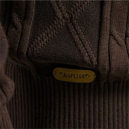 Classic Men's Button Front Sweater