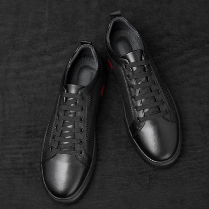 Men's Italian Leather Sneakers Classic Comfortable
