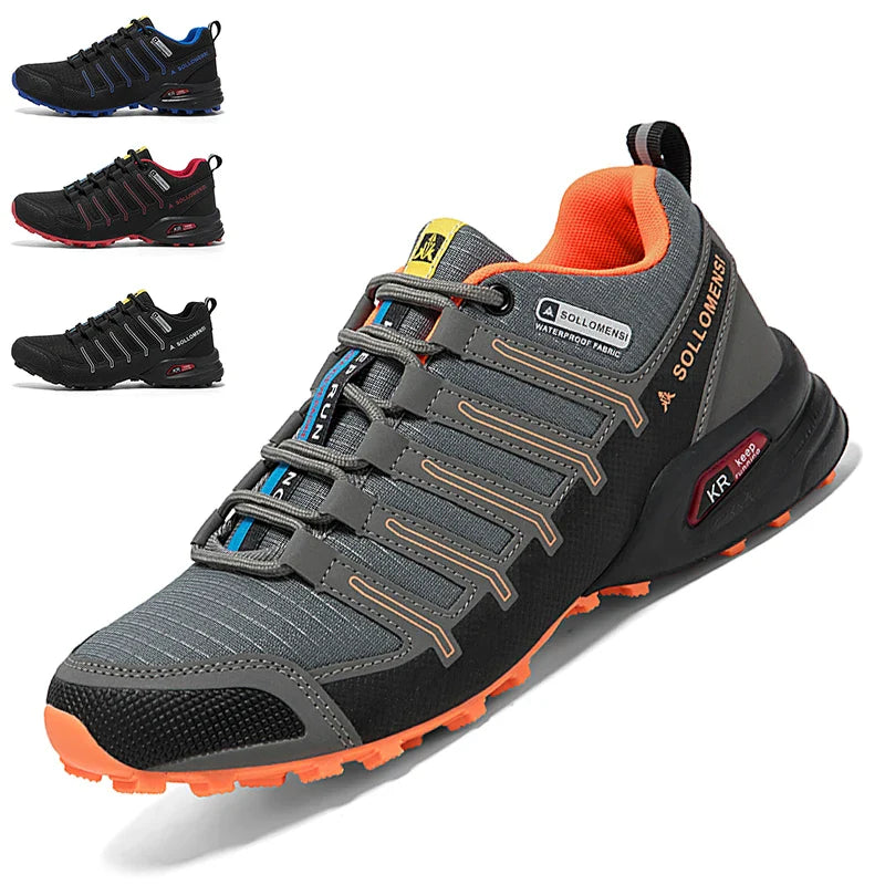 Waterproof Hiking Boots for Men Non Slip Outdoor Trail Shoes - VibreMode