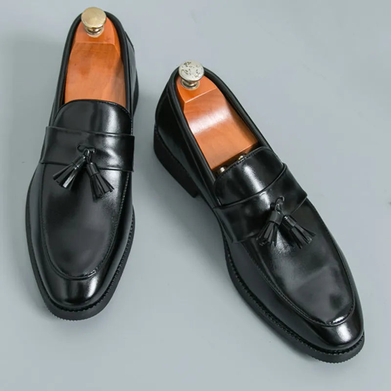 Classic Genuine Leather Slip On Shoe - VibreMode