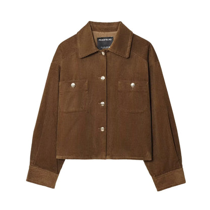 Women's Corduroy Cropped Jacket