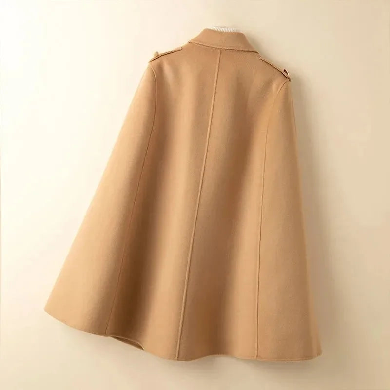 Womens Wool Batwing Coat