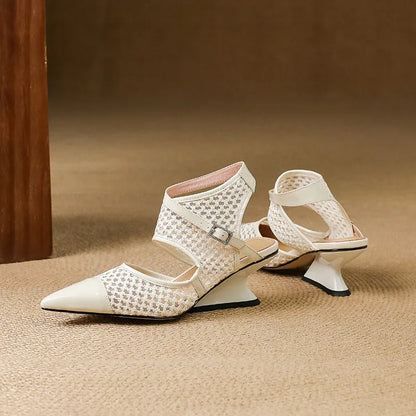 Luxurious Soft Leather Mule Shoes