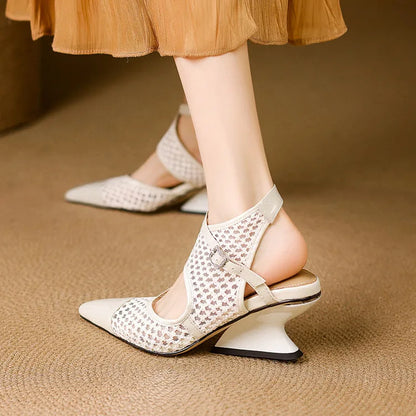 Luxurious Soft Leather Mule Shoes