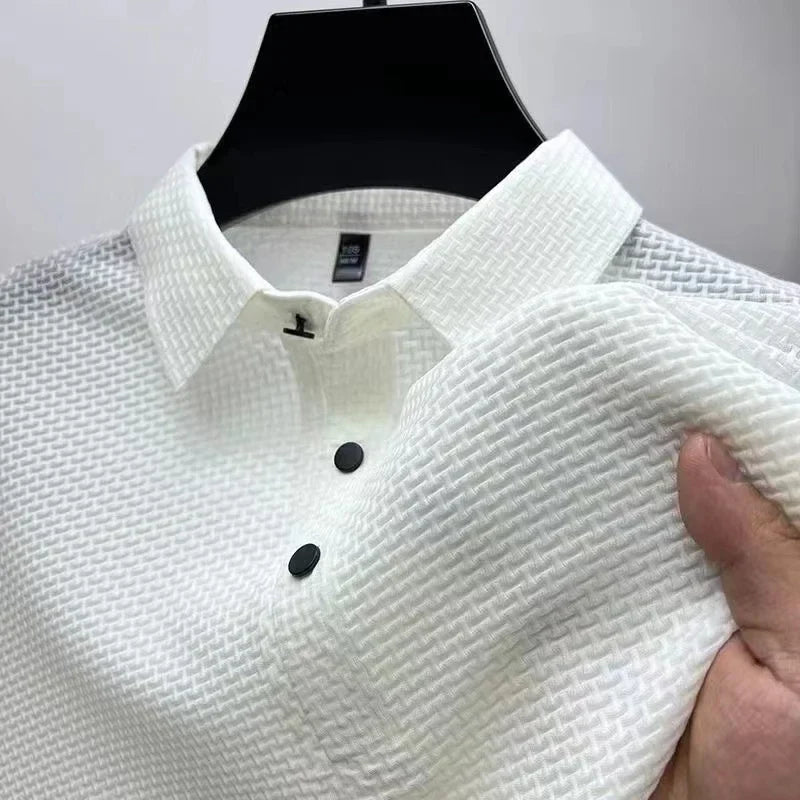 Stanley Men's Polo Shirt Waffle Knit