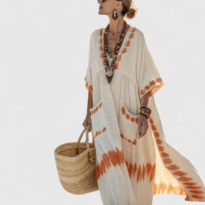 Flowy Women's Bohemian Maxi Dress