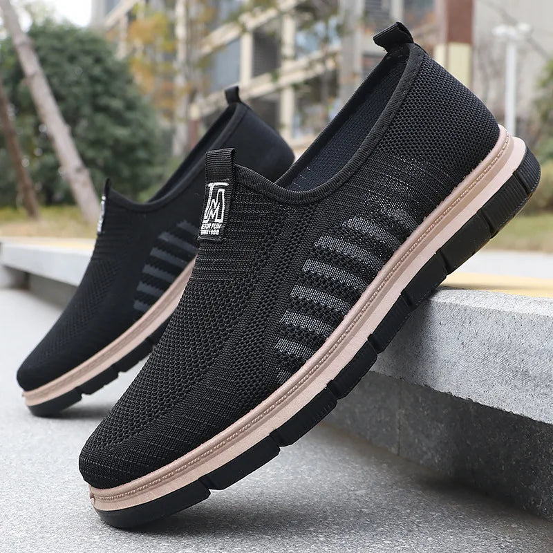 Men's Mesh Slip-On Sneakers Lightweight Breathable
