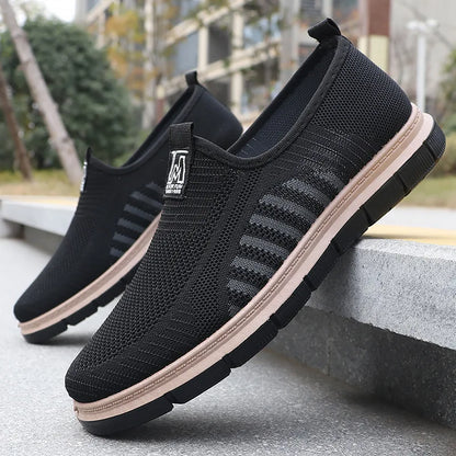 Men's Mesh Slip-On Sneakers Lightweight Breathable
