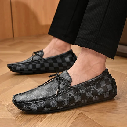 Classic Real Leather Slip On Shoes