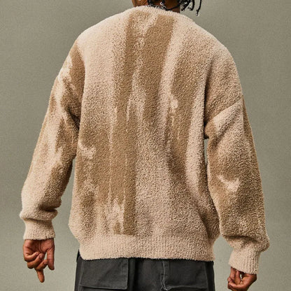 Warm Crew Neck Pullover Sweater