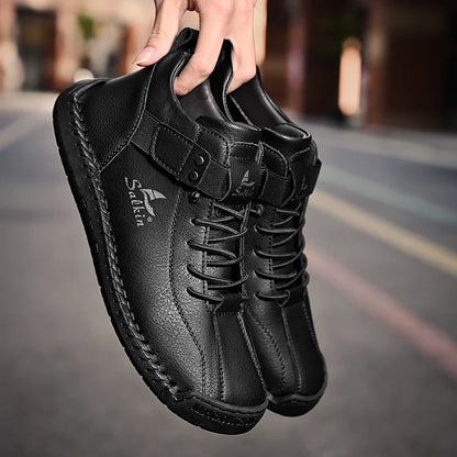 Authentic Brown Leather Boots