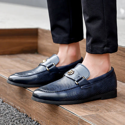Italian Leather Men's Loafers